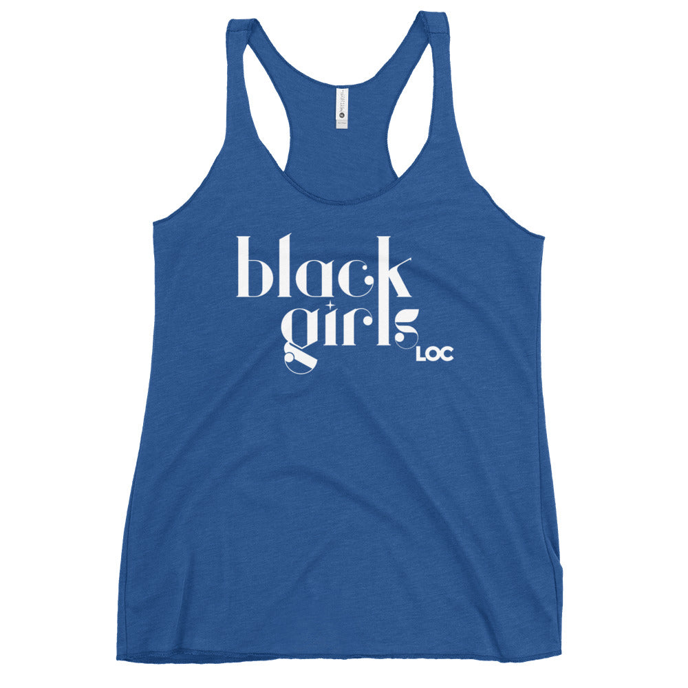 Black Girls Loc Women's Racerback Tank Top