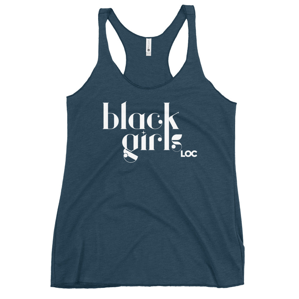 Black Girls Loc Women's Racerback Tank Top