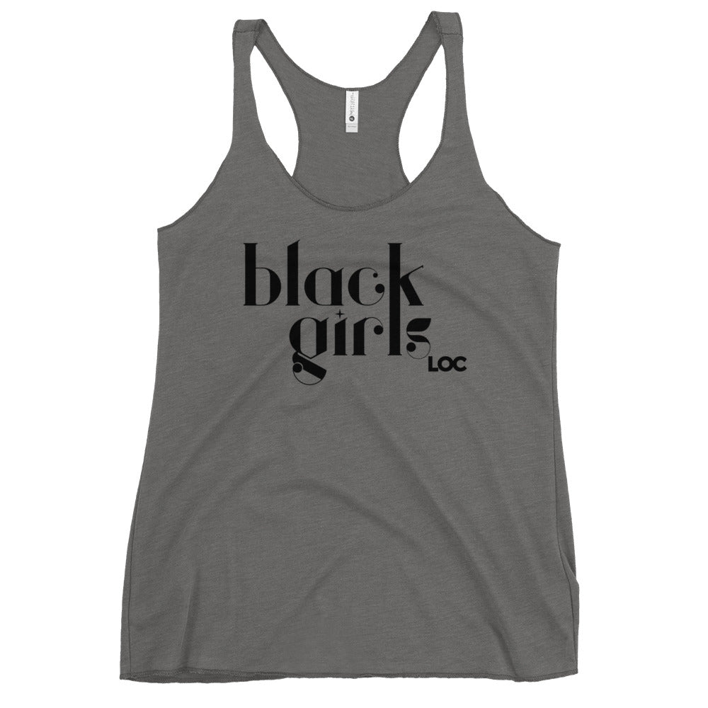 Black Girls Loc Women's Racerback Tank Top