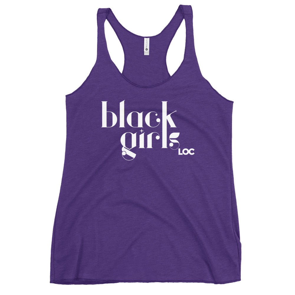 Black Girls Loc Women's Racerback Tank Top
