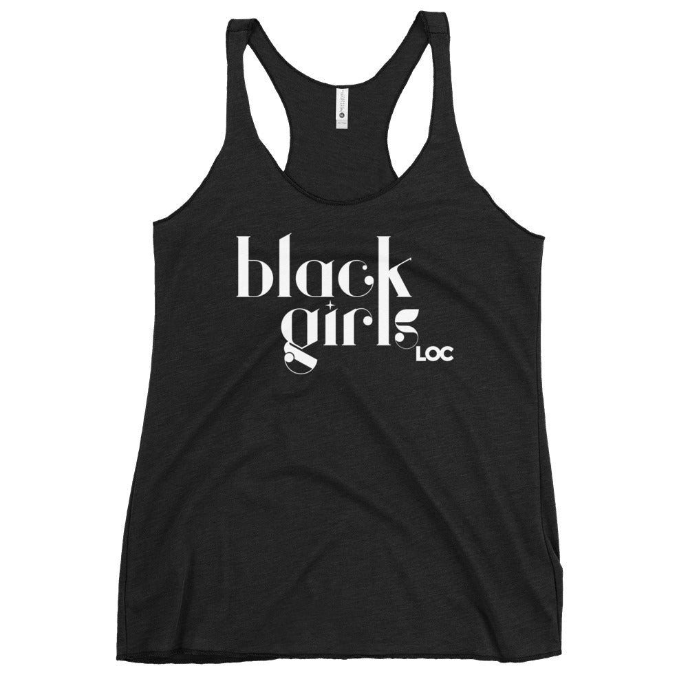 Black Girls Loc Women's Racerback Tank Top