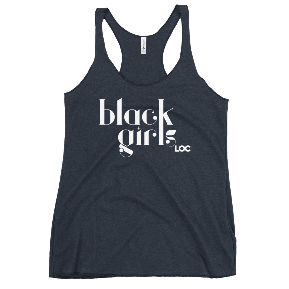 Black Girls Loc Women's Racerback Tank Top