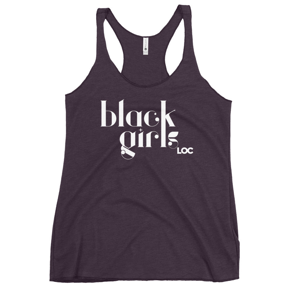 Black Girls Loc Women's Racerback Tank Top