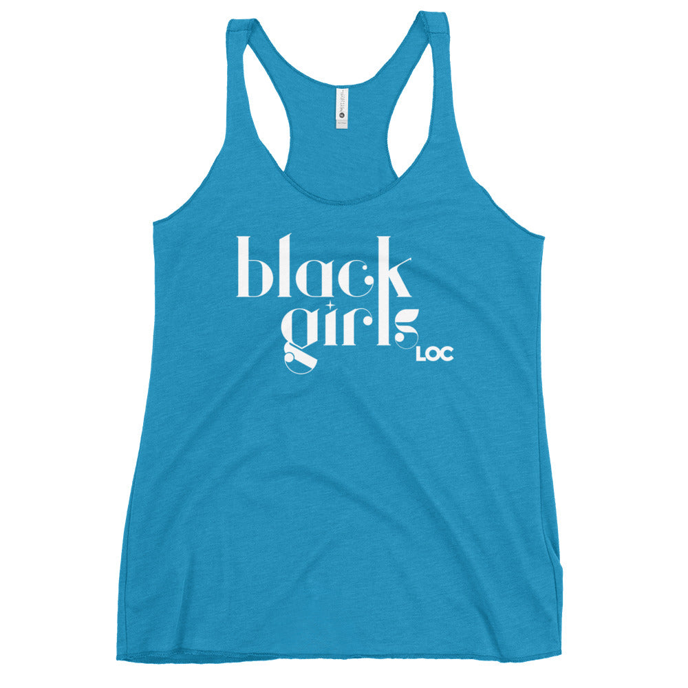 Black Girls Loc Women's Racerback Tank Top