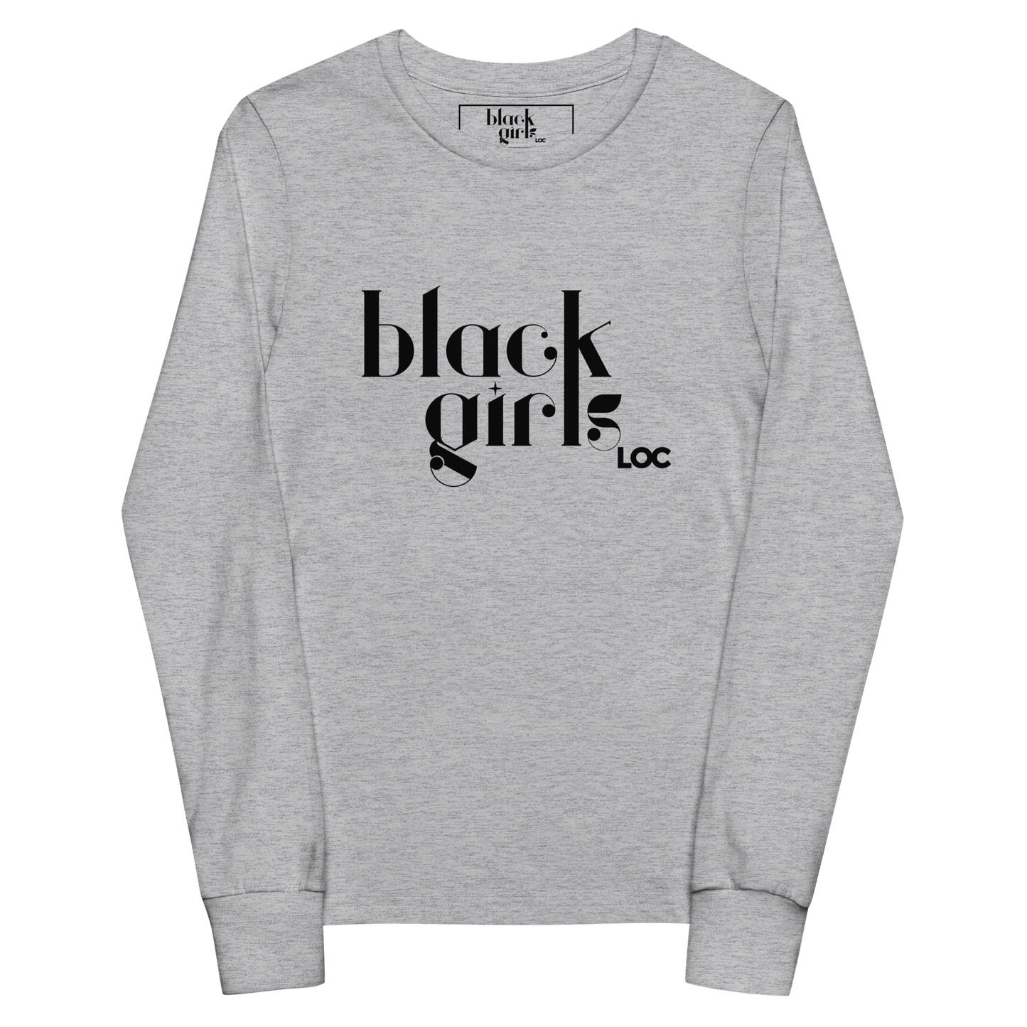 Black Girls Loc Kids Long Sleeve Tee