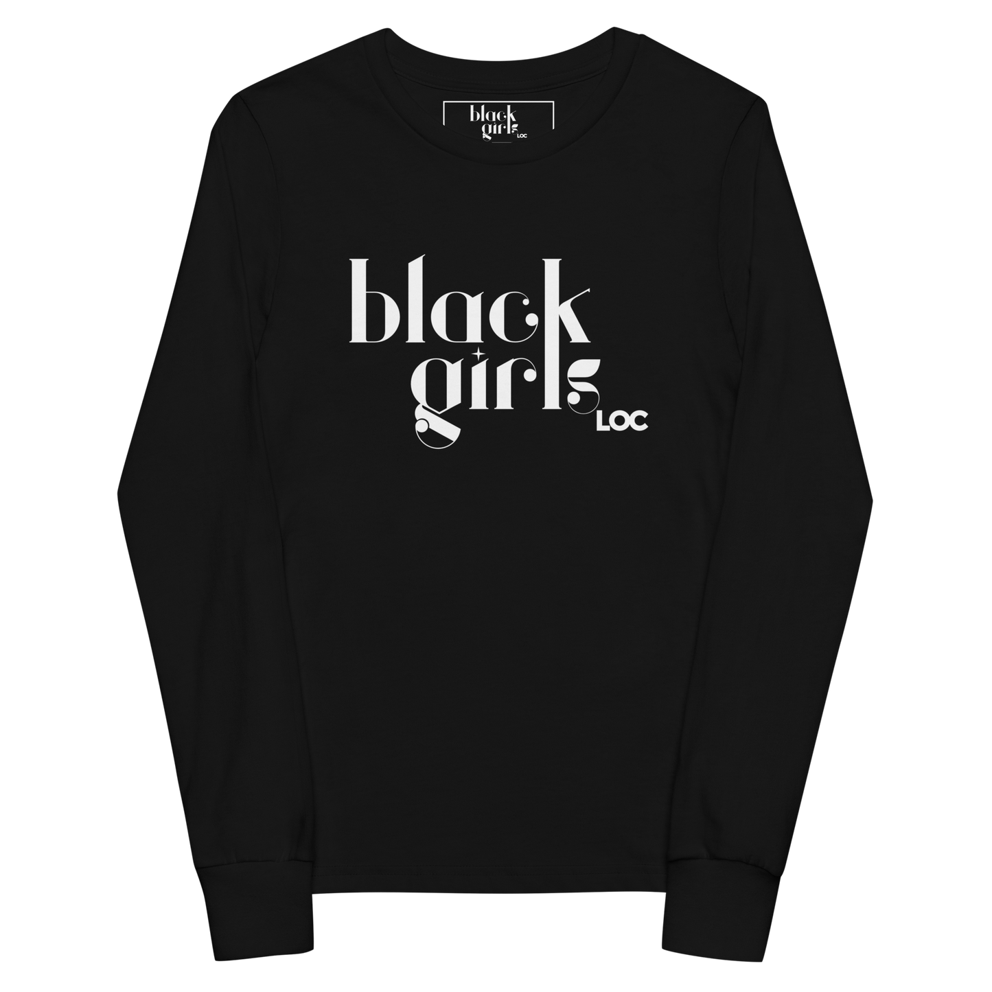 Black Girls Loc Kids Long Sleeve Tee