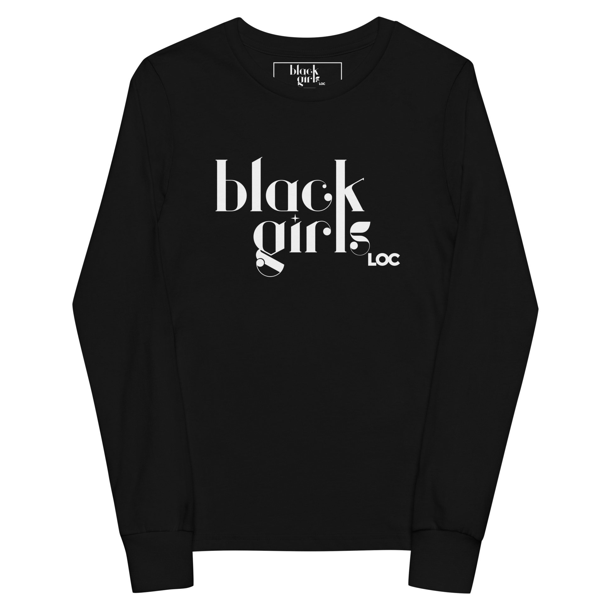 Black Girls Loc Kids Long Sleeve Tee