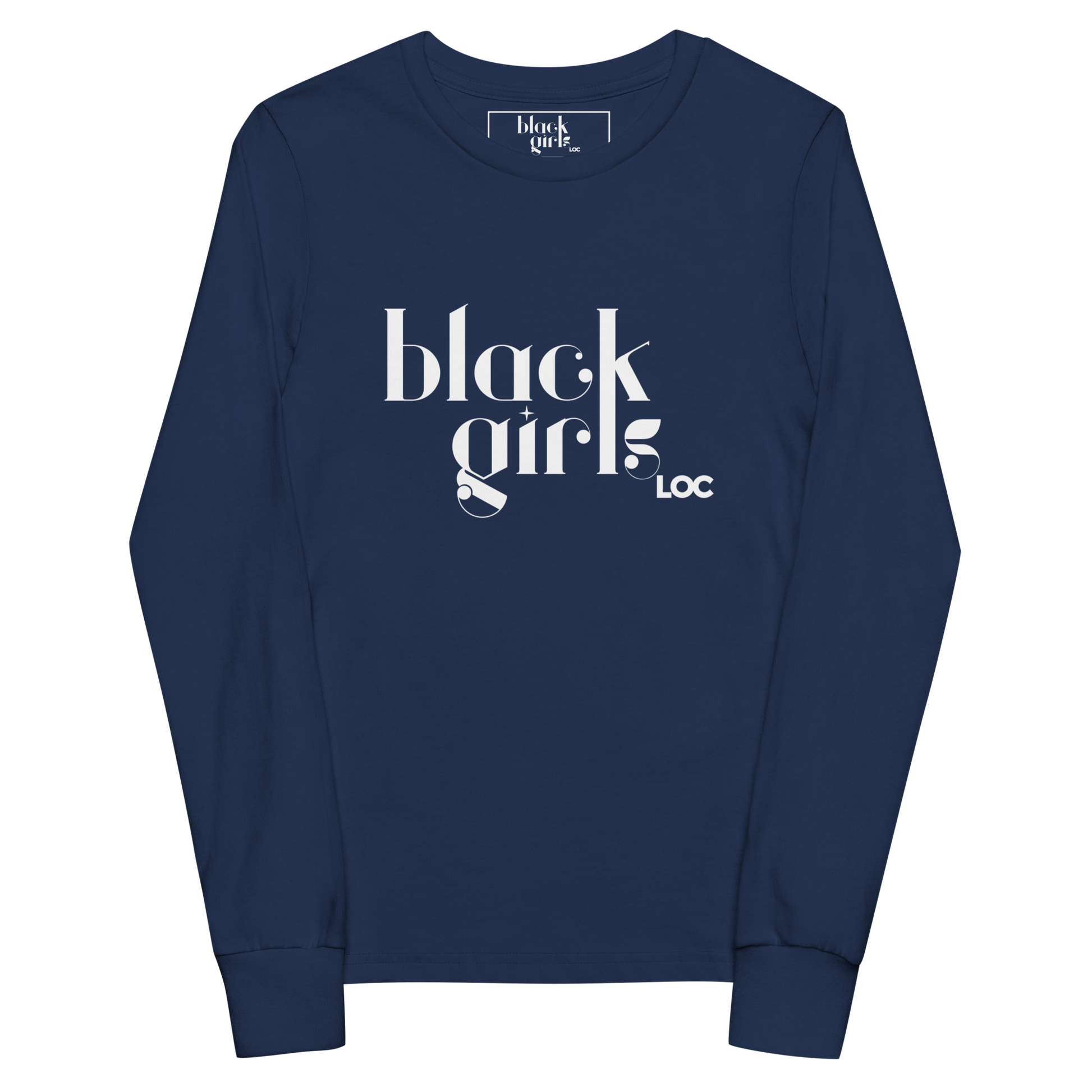 Black Girls Loc Kids Long Sleeve Tee