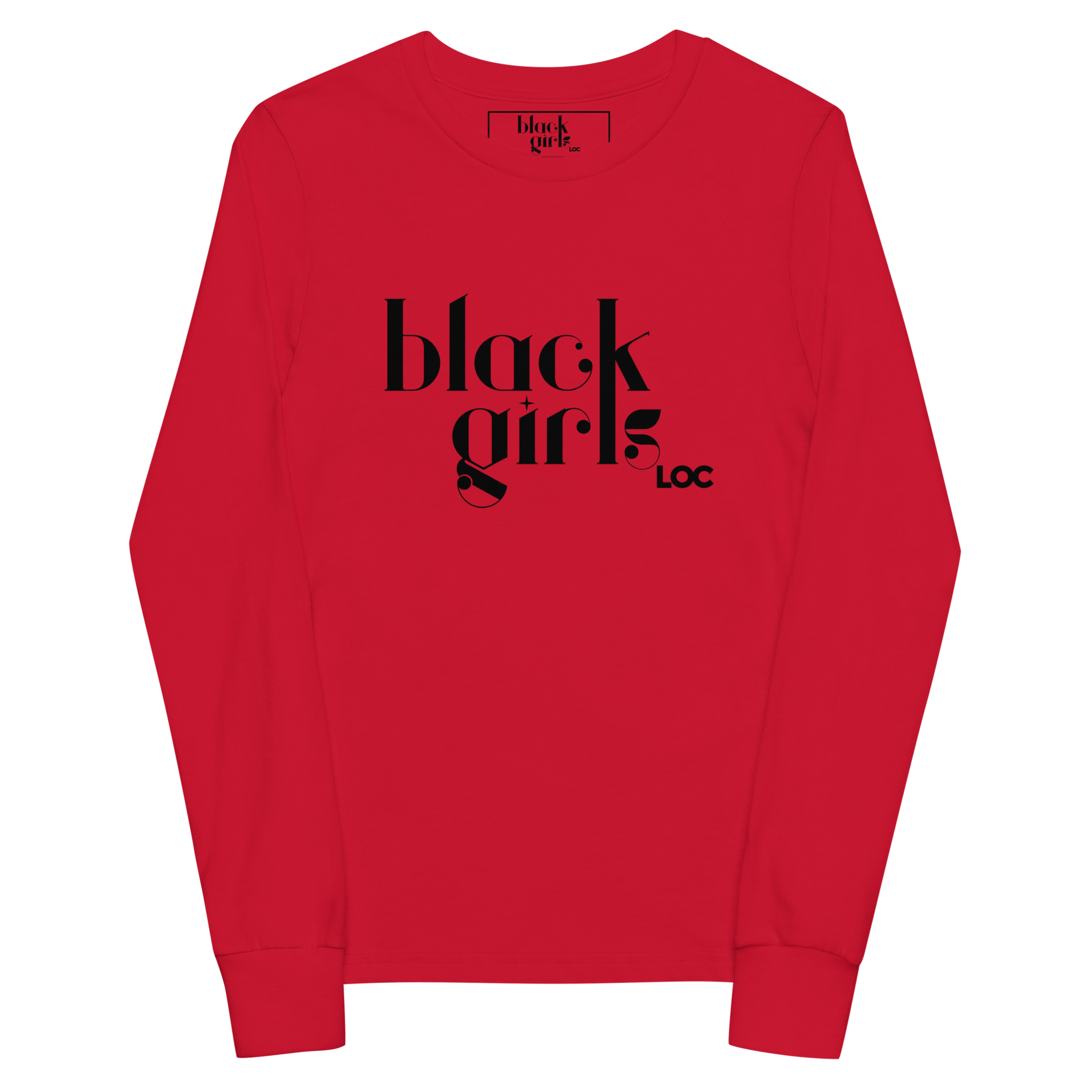 Black Girls Loc Kids Long Sleeve Tee