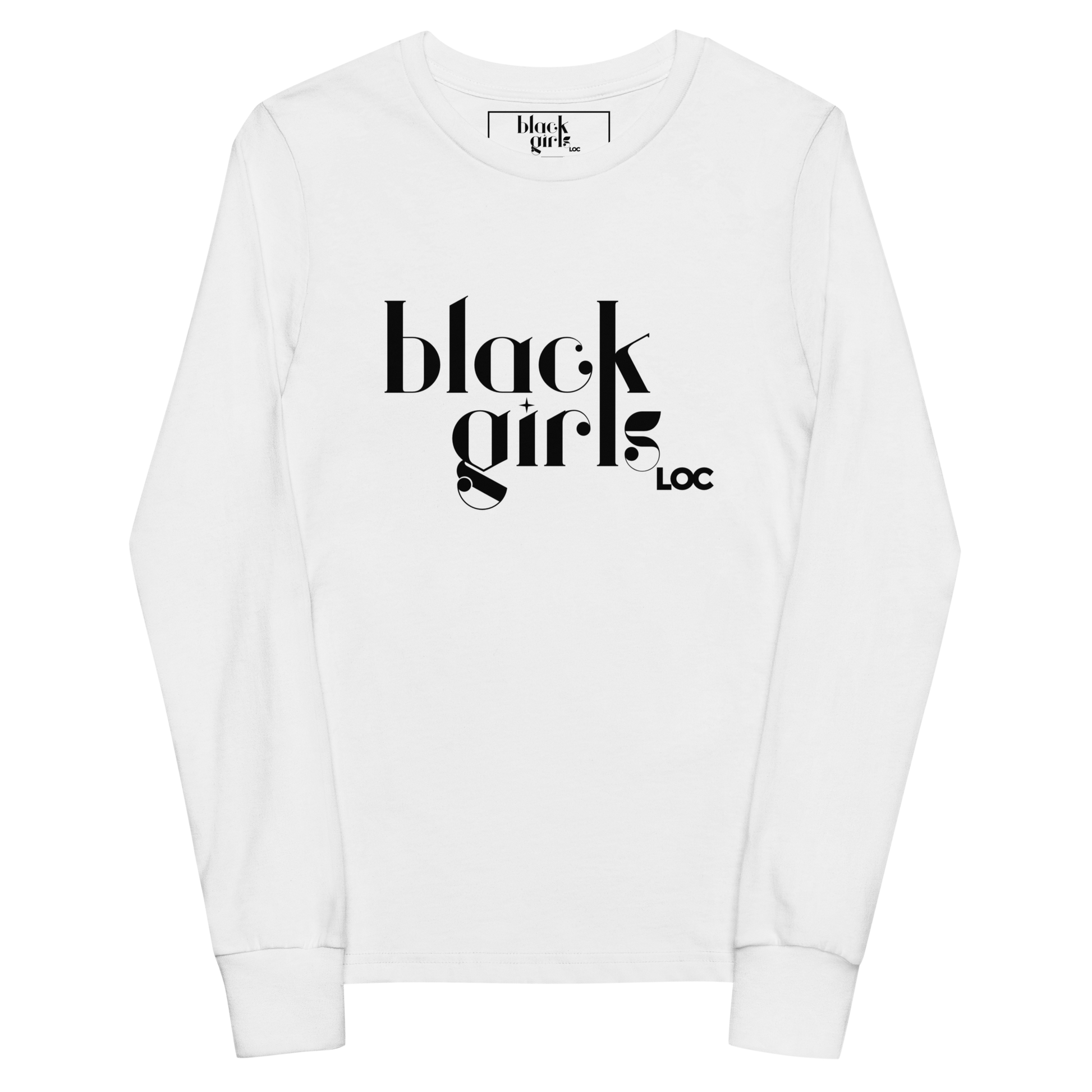 Black Girls Loc Kids Long Sleeve Tee